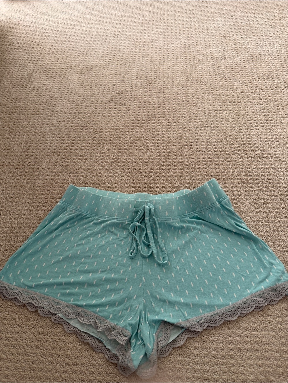 Honeydew USA Aqua Lace-Trim Sleep Shorts